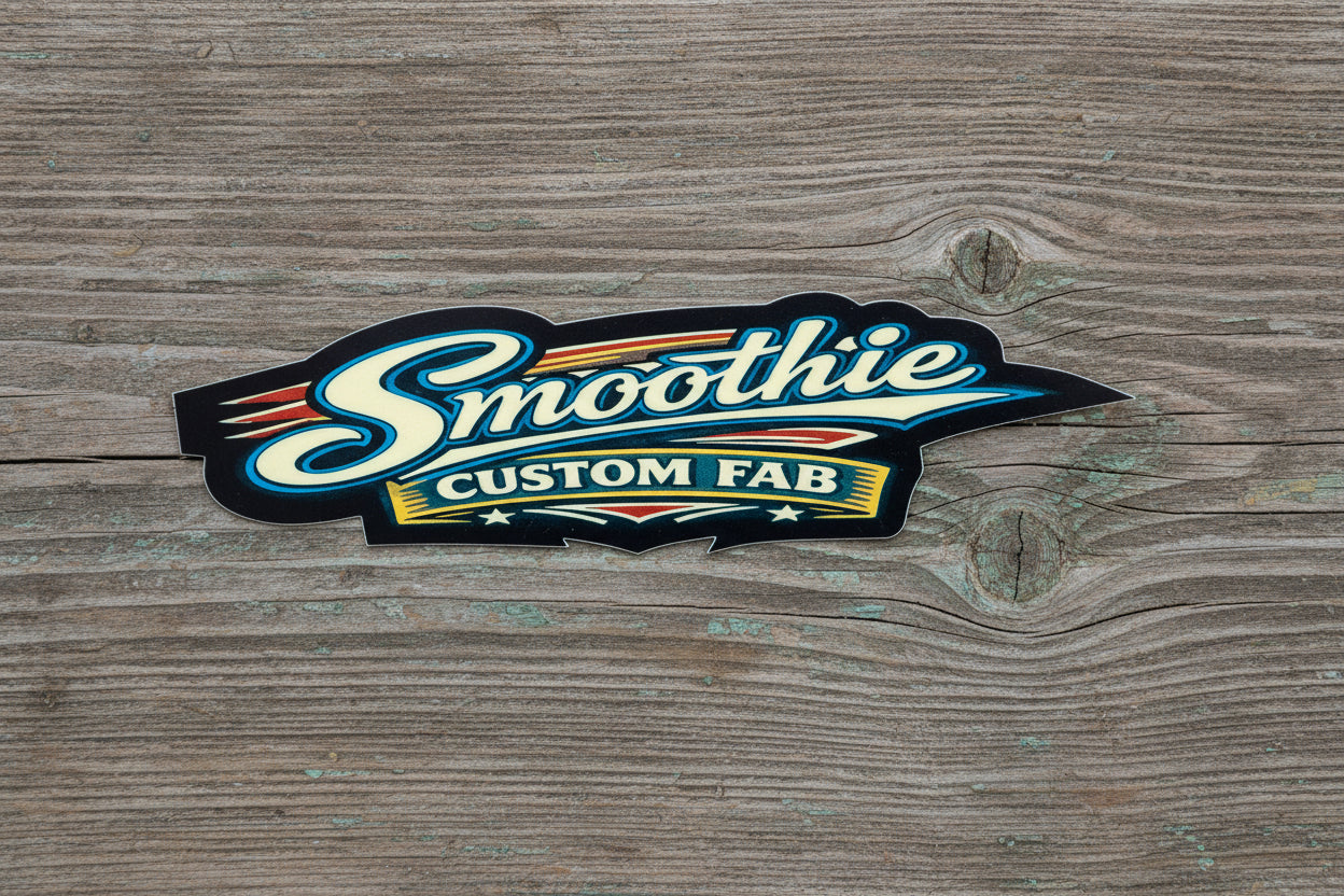 Smoothie Custom Fab Logo Decal