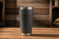 Charcoal Gray 20 oz tumbler