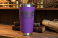 Deep Purple 20 oz tumbler