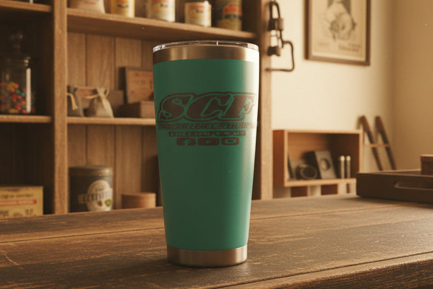 Teal 20 oz tumbler