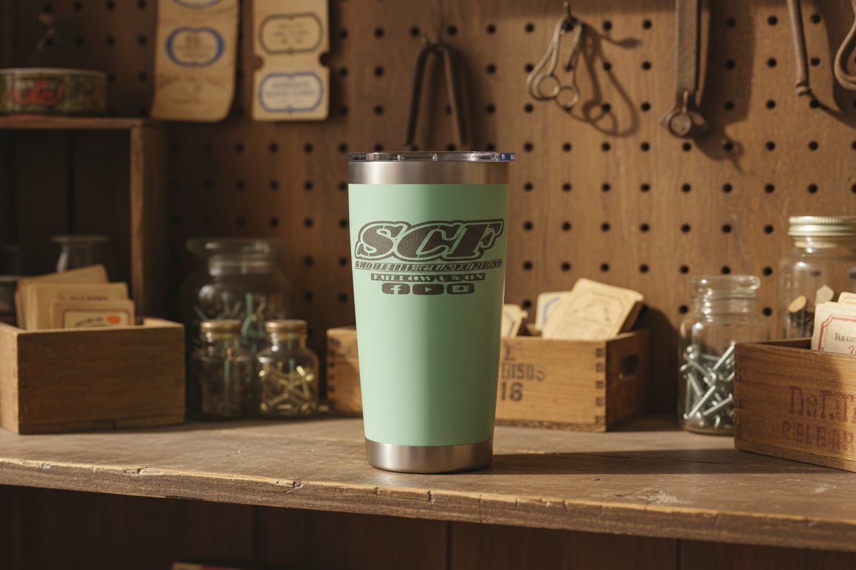 Lite Teal 20 oz tumbler
