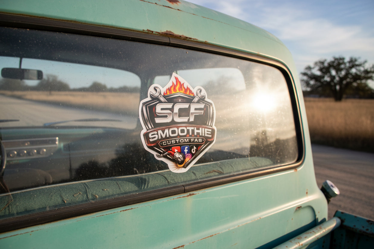 SCF Flame decal