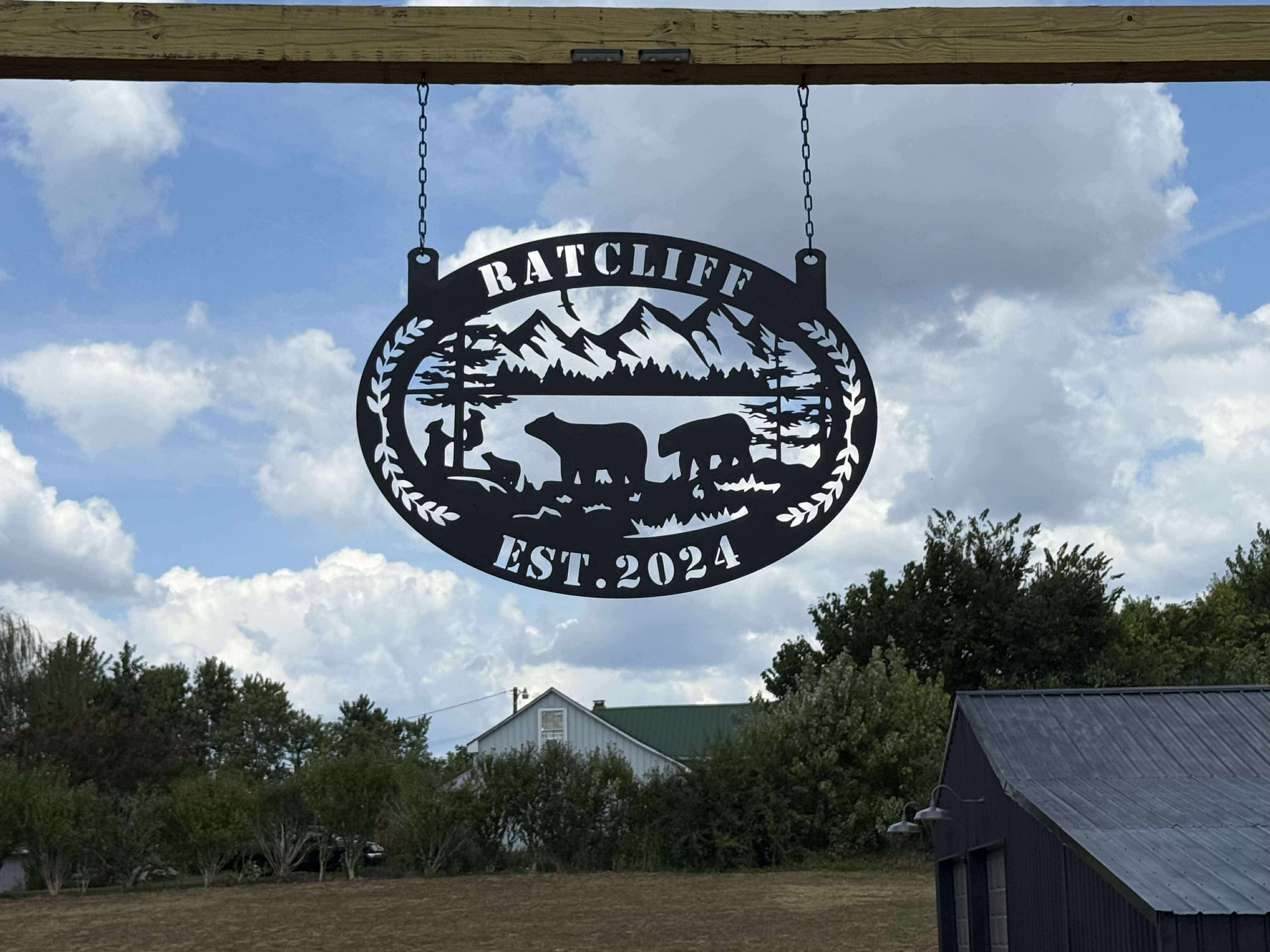 Metal Farm signs